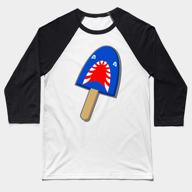 shark bubblegum ice cream pop Baseball T-Shirt by B0red